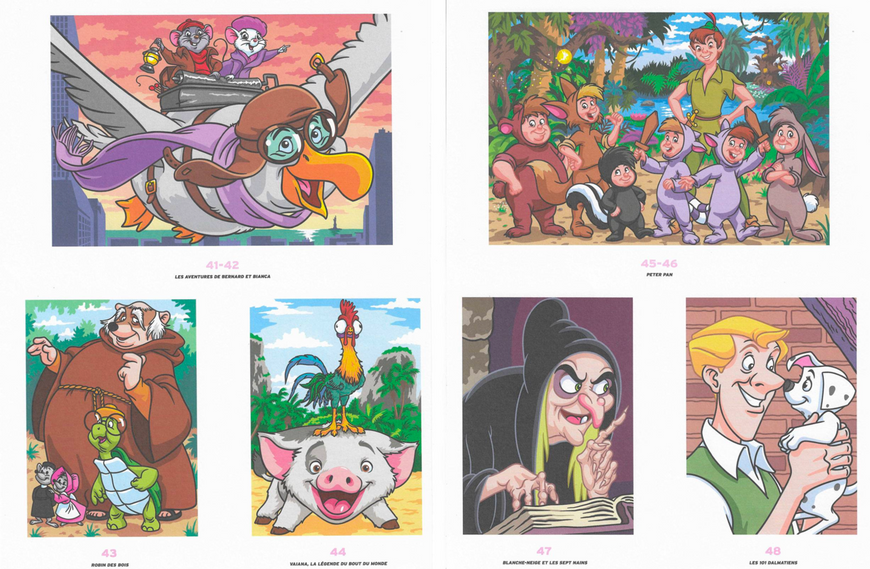 Розмальовка за номерами Coloriages myst&egrave;res Les Grands classiques Tome 11 PL 28 фото