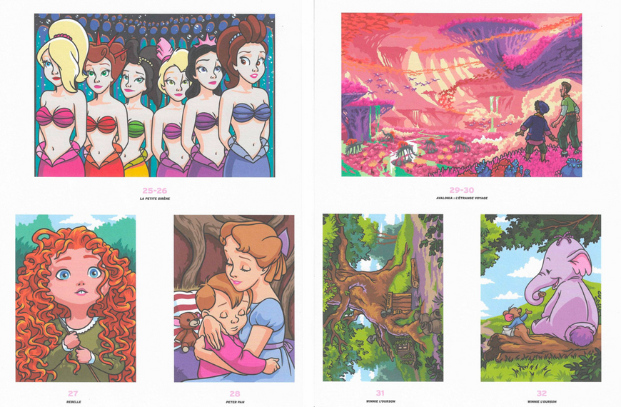Розмальовка за номерами Coloriages myst&egrave;res Les Grands classiques Tome 11 PL 28 фото