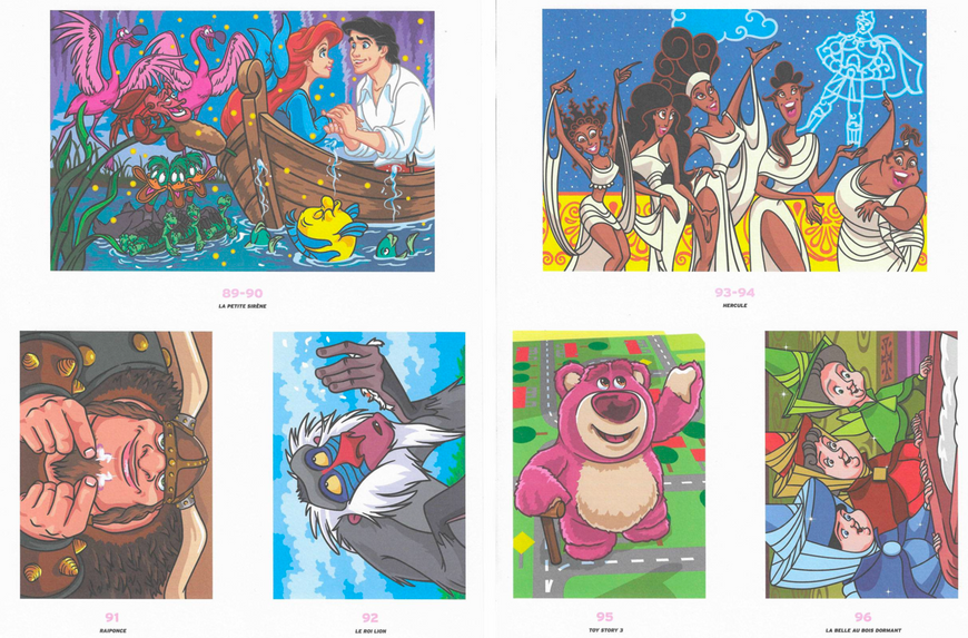 Розмальовка за номерами Coloriages myst&egrave;res Les Grands classiques Tome 11 PL 28 фото