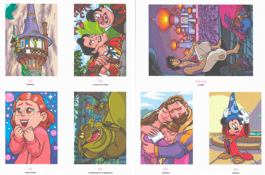 Розмальовка за номерами Coloriages myst&egrave;res Les Grands classiques Tome 11 PL 28 фото