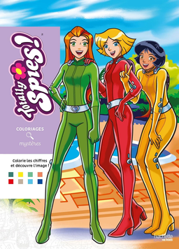 Розмальовка за номерами Coloriages mysteres: Totally Spies 273 фото