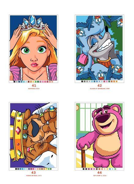 Розмальовка за номерами Coloriages myst&egrave;res Les Grands classiques Tome 4 29 фото