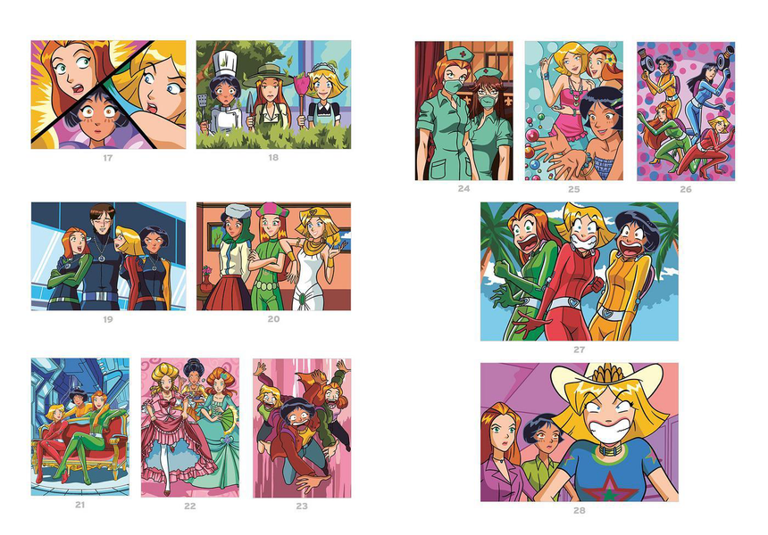 Розмальовка за номерами Coloriages mysteres: Totally Spies 273 фото