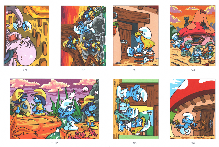 Розмальовка за номерами Coloriages mysteres Schtroumpfs: Tome 2 79 фото