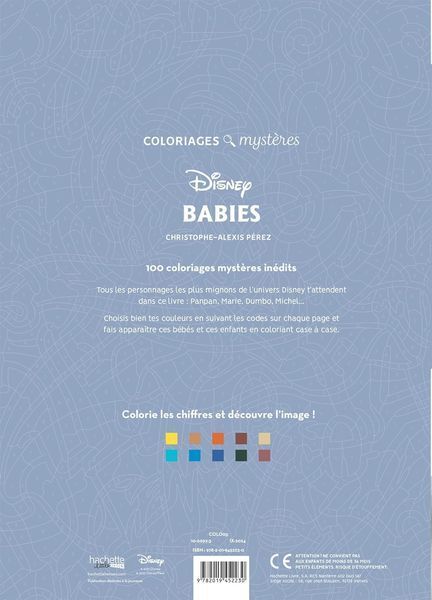 Розмальовка за номерами Coloriages mysteres: Babies 274 фото