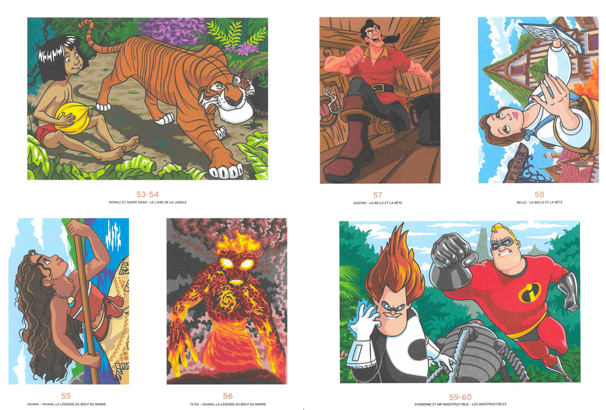 Розмальовка за номерами Coloriages myst&egrave;res H&eacute;ros & M&eacute;chants, la battle 30 фото