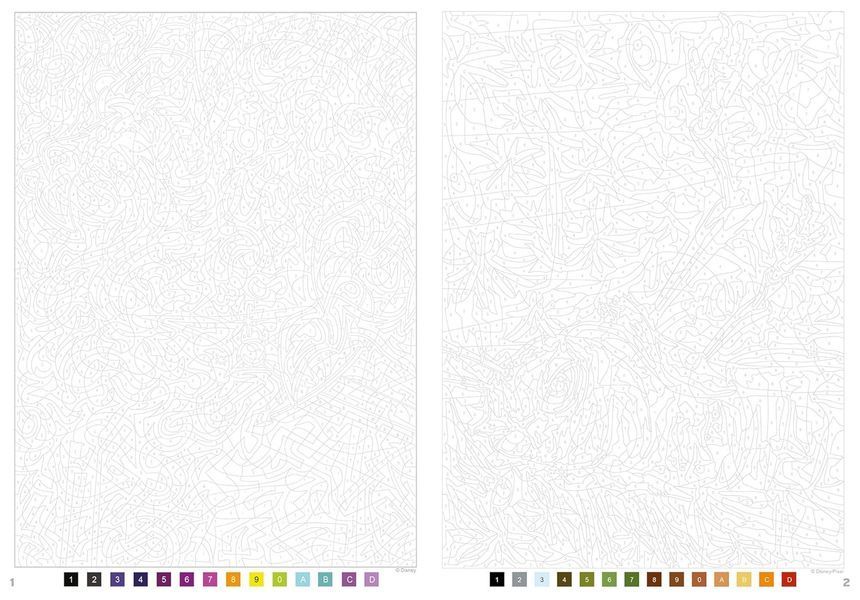 Розмальовка за номерами Coloriages mysteres: Best of M&eacute;chants 275 фото