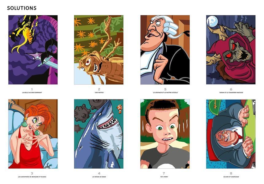 Розмальовка за номерами Coloriages mysteres: Best of M&eacute;chants 275 фото