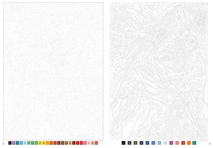 Розмальовка за номерами Coloriages mysteres: Best of M&eacute;chants 275 фото