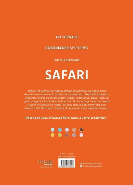 Розмальовка за номерами Coloriages mysteres: Safari 276 фото