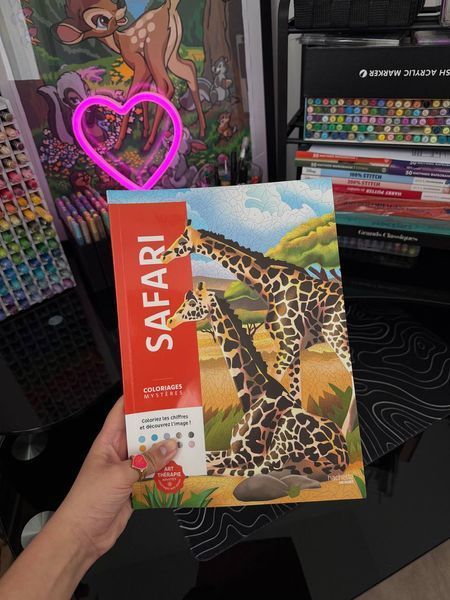 Розмальовка за номерами Coloriages mysteres: Safari 276 фото