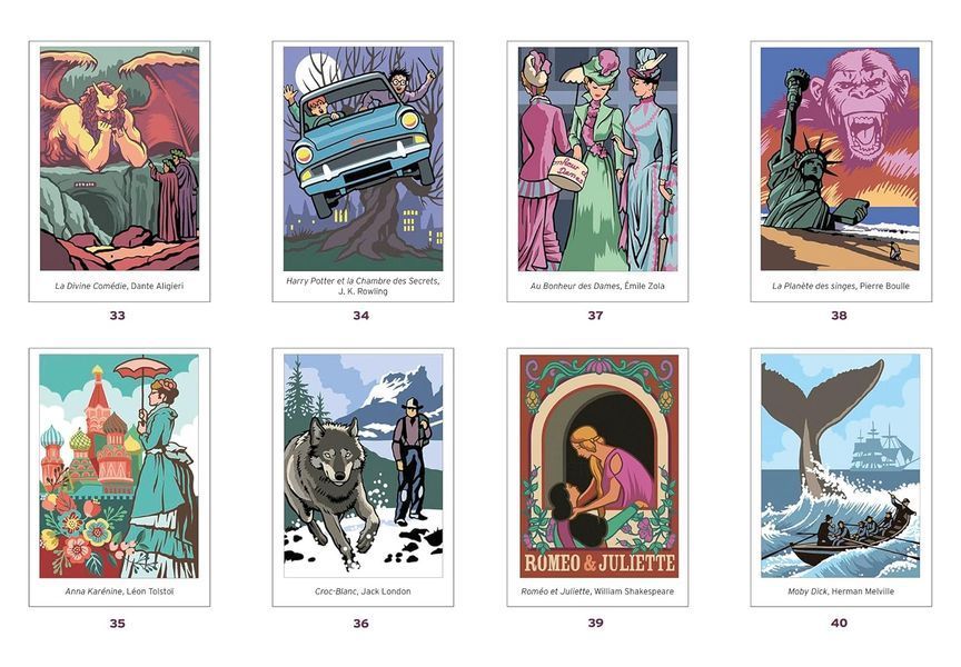 Розмальовка за номерами Coloriages myst&egrave;res - Les grands classiques de la litt&eacute;rature 334 фото
