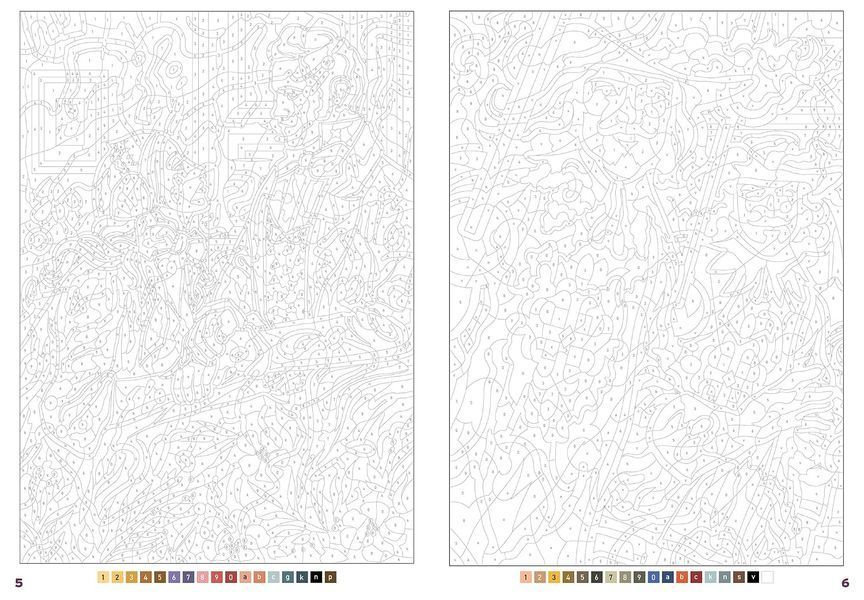 Розмальовка за номерами Coloriages myst&egrave;res - Les grands classiques de la litt&eacute;rature 334 фото