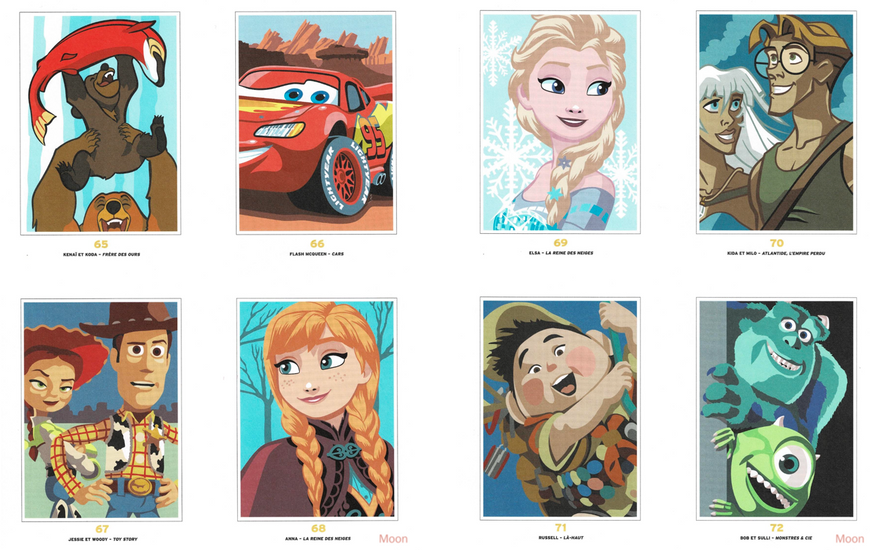 Розмальовка за номерами Coloriages myst&egrave;res Portraits PL 32 фото