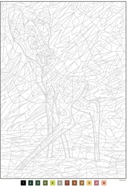 Розмальовка за номерами Coloriages myst&egrave;res Les Grands classiques Tome 9 33 фото