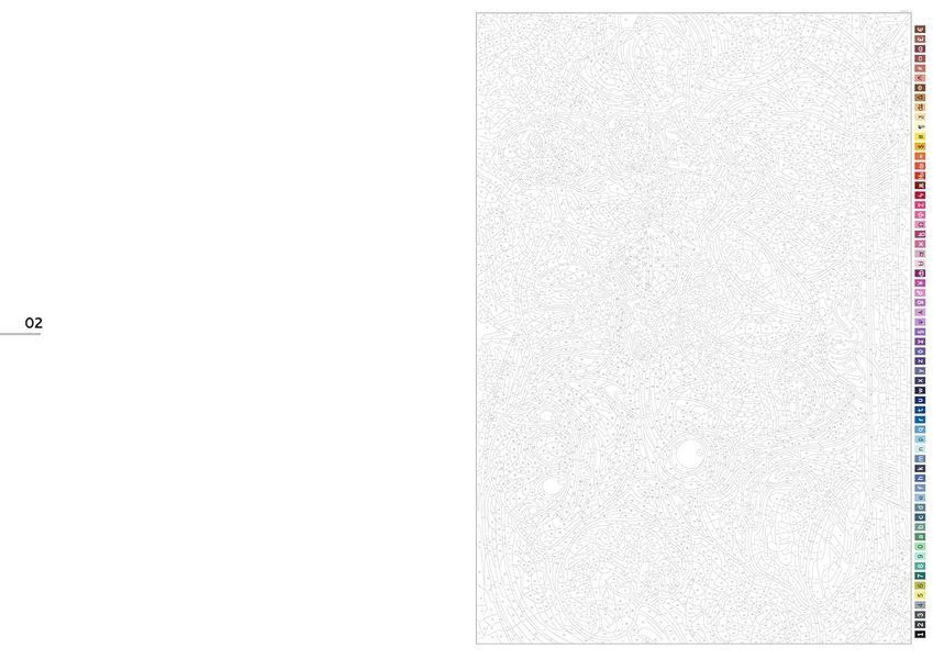 Розмальовка за номерами Coloriages mysteres: Tr&egrave;s Grands Classiques (Формат A3) 277 фото