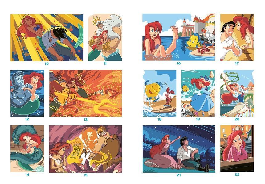 Розмальовка за номерами Coloriages myst&egrave;res La Petite Sir&egrave;ne 335 фото