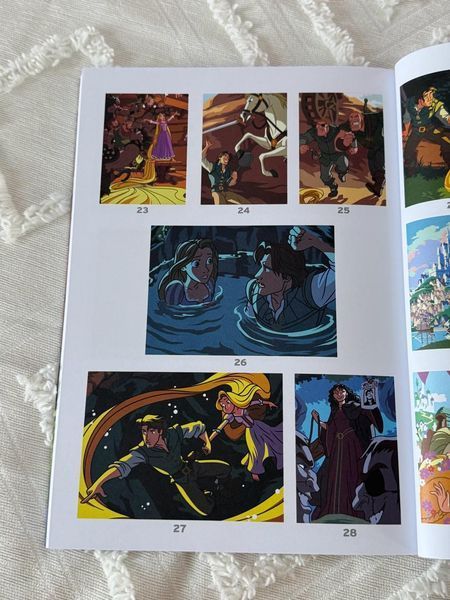 Розмальовка Hachette за номерами Coloriages mysteres Raiponce 181 фото