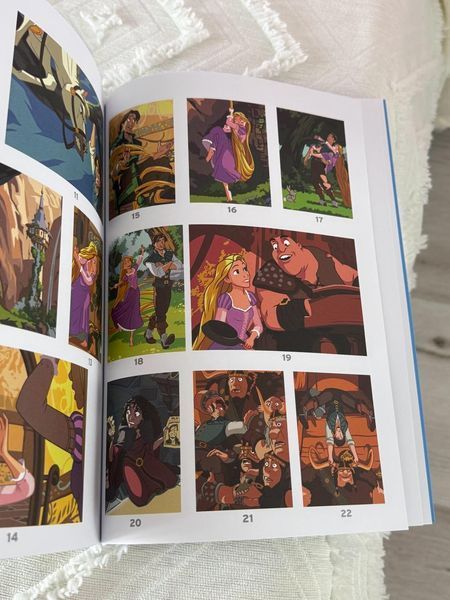 Розмальовка Hachette за номерами Coloriages mysteres Raiponce 181 фото
