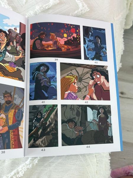 Розмальовка Hachette за номерами Coloriages mysteres Raiponce 181 фото