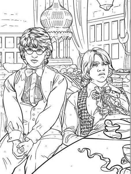 Розмальовка за номерами Harry Potter au num&eacute;ro 84 фото