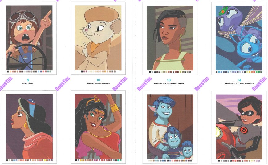 Розмальовка за номерами Coloriages myst&egrave;res Girl Power Pl 35 фото