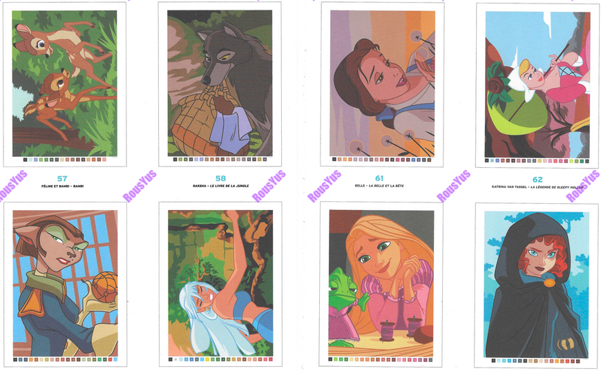 Розмальовка за номерами Coloriages myst&egrave;res Girl Power Pl 35 фото