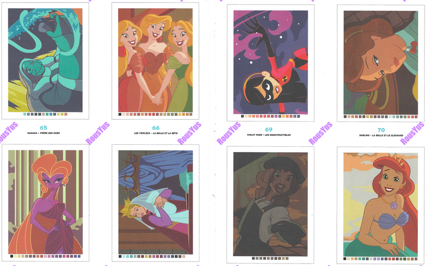 Розмальовка за номерами Coloriages myst&egrave;res Girl Power Pl 35 фото