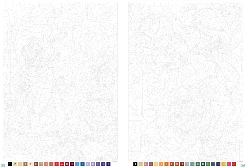 Розмальовка за номерами Coloriages myst&egrave;res Girl Power Pl 35 фото