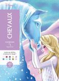 Розмальовка за номерами Coloriages myst&egrave;res Chevaux 36 фото