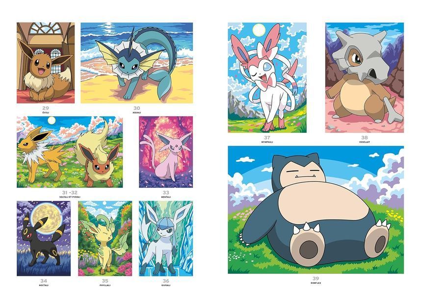 Розмальовка за номерами Coloriages mysteres Pok&eacute;mon 87 фото