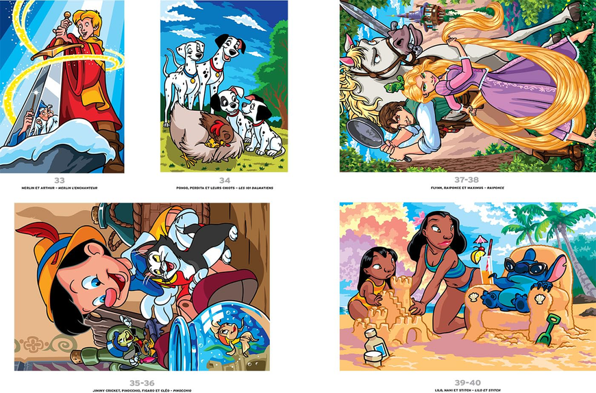 Розмальовка за номерами Coloriages mysteres Grands classiques Tome 13 233 фото