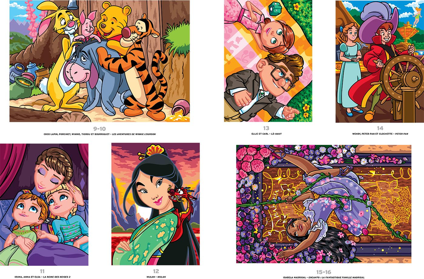 Розмальовка за номерами Coloriages mysteres Grands classiques Tome 13 233 фото