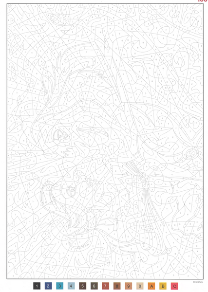 Розмальовка за номерами Coloriages myst&egrave;res Les Grands classiques Tome 9 / Польске видання 93 фото