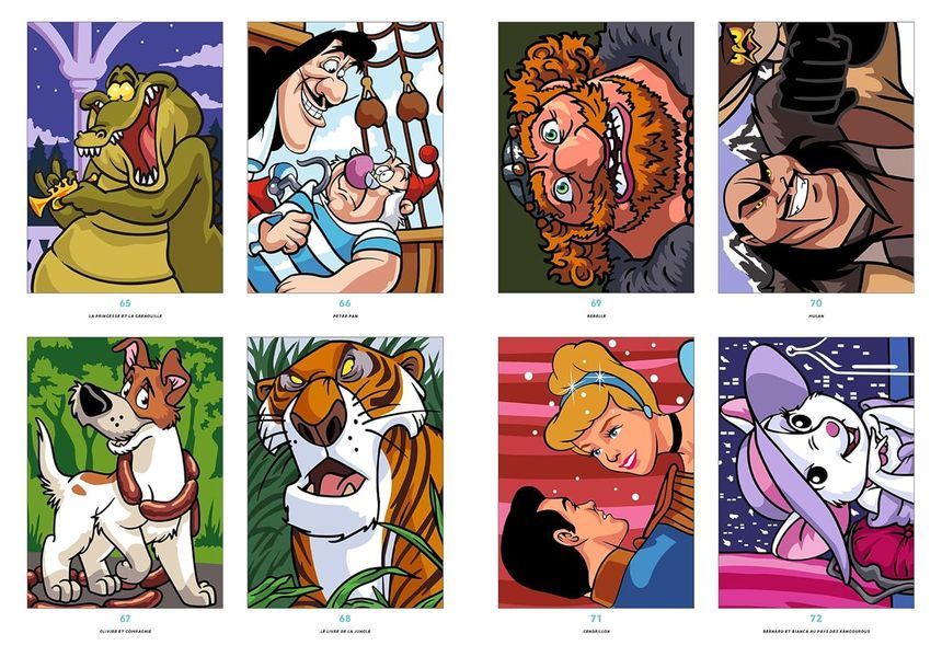 Колекційна розмальовка за номерами Coloriages mysteres Grands classiques Tome 1 88 фото
