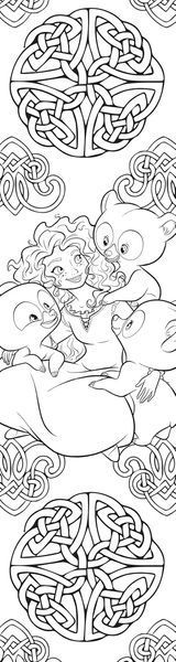 Розмальовка-закладка Marque-pages Babies 143 фото