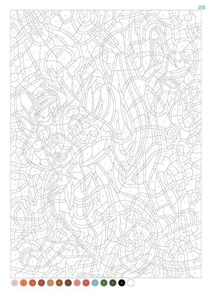 Розмальовка за номерами Coloriages myst&egrave;res Babies PL 44 фото