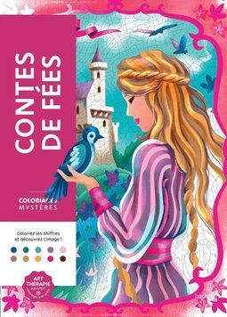 Розмальовка за номерами Coloriages myst&egrave;res Contes de f&eacute;es 347 фото